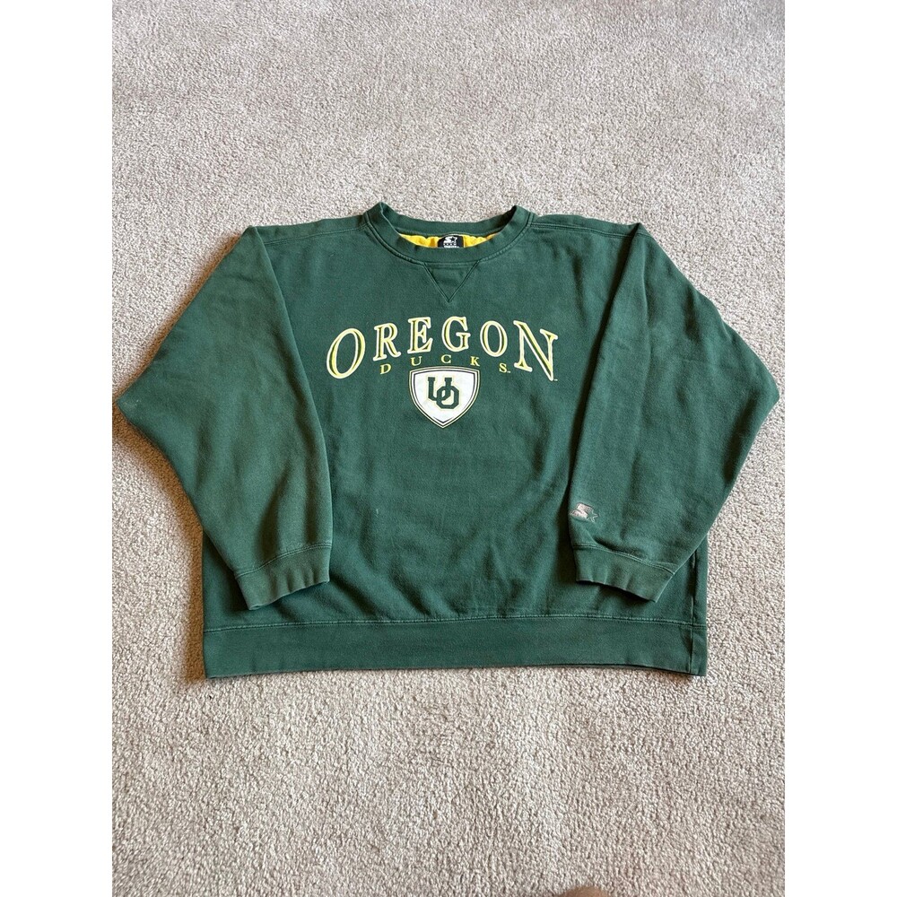 Vintage Oregon Ducks Starter Men’s Crewneck Sweatshirt Size 2XL
